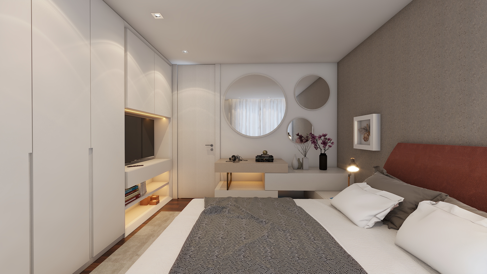 Quarto e roupeiro por medida